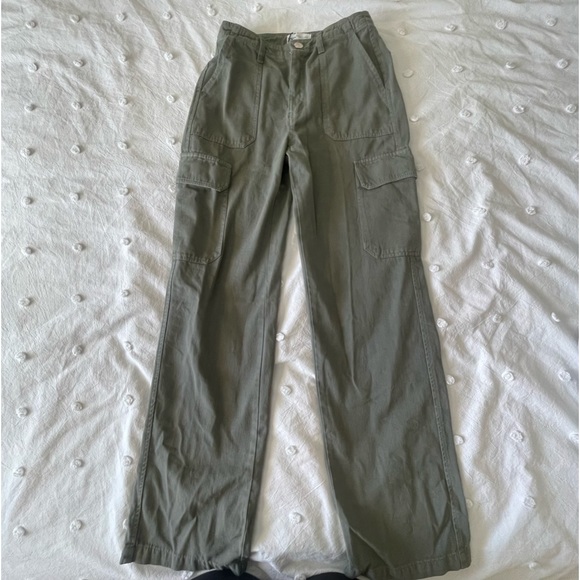 Zara Pants & Jumpsuits Zara Olive Green Cargo Pants Poshmark